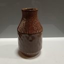 Ver imagem 3 de Vaso Decorativo Enfeite Casa Cerâmica 21x12x12cm Marrom