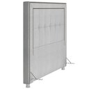 Ver imagem 3 de Cabeceira Cama Box Casal 140 Cm P05 Atenas Linho Cinza - Lyam Decor
