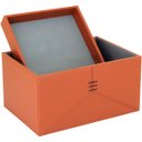 Ver imagem 4 de HOME&CO JUPTER CAIXA ORGANIZADORA SINTÉTICO MARROM 2PÇ