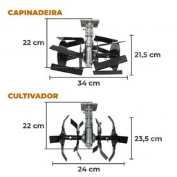 Roçadeira Costal C- Óleo Stihl Vrc430 43cc Vulcan + Enxadas - 9
