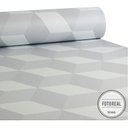 Ver imagem 2 de Papel de Parede Cubo 3D Classic - Branco