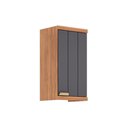 Ver imagem 2 de Armário Aéreo Cozinha Elena 1 Porta 40cm Cin/Titanium MGM