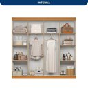 Ver imagem 4 de Guarda-Roupa Casal 8 Portas Barcelona  Freijo UV/Off Acetinado Yescasa