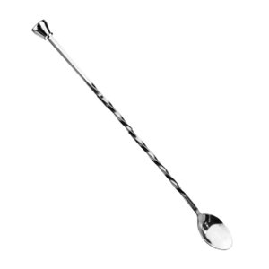 Kit 12 Colheres Bailarina Inox 29cm Drinks Profissional Attuale Plasvale