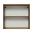 Ver mais imagens de Armário Aéreo 70 cm 2 Portas Rustic/Preto Lux Madesa