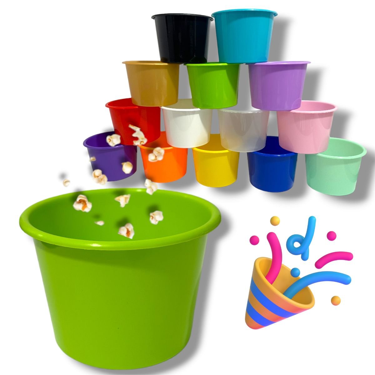 50 Balde Pipoca Doce Chocolate Festa Series 1,5l - Cores - 12