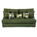 Ver imagem 1 de Futon Smooth Duplo Verde + Acessorios