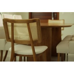 Sala de Jantar 2,40m com 8 Cadeiras Zara - Requinte Salas - 3