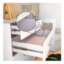 Ver imagem 6 de Kit Berço Uli com Cômoda Retrô Quarto Infantil Peroba Branco