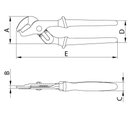 Ver imagem 7 de Alicate Bomba-d'água Isolado 1.000 V 12 Tramontina Pro Tramontina