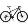 Bicicleta 29 Aluminum Raider 24 Marchas Index Freio a Disco Preto+cinza - 1