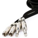 Ver imagem 4 de Cabo 2 P10 Mono para 2 Rca Santo Angelo - 25 Metros