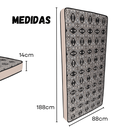 Ver imagem 2 de Colchão D33 Solteiro 88 X 188 X 14