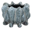 Ver imagem 1 de Vaso Decorativo Enfeite Casa Cerâmica 12x16x16cm Cinza