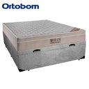 Ver imagem 5 de Cama Box Baú Casal Suede + Colchão Ortobom Airtech Molas Ensacadas 138x188x65 Cinza