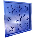 Ver imagem 5 de Forma 3D Gesso e Cimento ABS 1mm - Estrelas 30x30 cm
