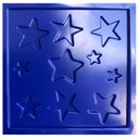 Ver imagem 3 de Forma 3D Gesso e Cimento ABS 1mm - Estrelas 30x30 cm