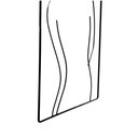 Ver imagem 4 de Enfeite De Metal De Parede Preto Corpo Mulher 30X20X1cm