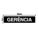 Ver imagem 2 de Combo 6 Placas De Sinalização Gerência 30x7 Acesso - A-405 F9e