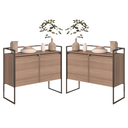 Ver imagem 1 de Conjunto Buffet Aparador Industrial 2 Portas Montana