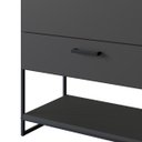 Ver imagem 3 de Gabinete para Banheiro Industrial com Gaveta e Porta sem Cuba Grafite