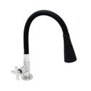 Ver imagem 1 de Torneira Cozinha Mesa Silicone Preto C29 Cone Jato Duplo