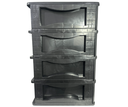 Ver imagem 7 de Gaveteiro Organizador 4 Gav Plasnew Resistente 1725 Preto