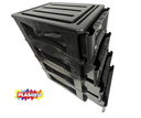 Ver imagem 6 de Gaveteiro Organizador 4 Gav Plasnew Resistente 1725 Preto