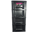 Ver imagem 3 de Gaveteiro Organizador 4 Gav Plasnew Resistente 1725 Preto