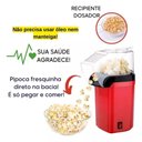 Ver imagem 2 de Pipoqueira Vintage sem Óleo com Garantia 110v Vermelha