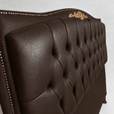 Ver imagem 3 de Cabeceira Greta 195cm Estofada Corino Modena p/ Cama Box Casal King Quarto