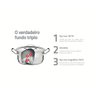 Panela Tramontina Professional em Aço Inox 20 Cm 2,9 L - 2