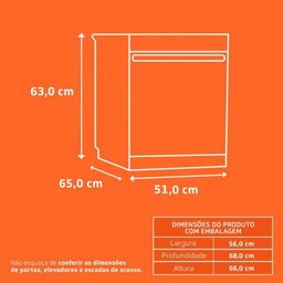 Lava Louça Brastemp 8 Serviços Inox Blf08bsbna Inox 127 V - 14