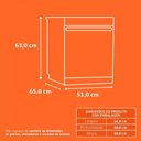 Ver mais imagens de Lava Louça Brastemp 8 Serviços Inox Blf08bsbna Inox 127 V