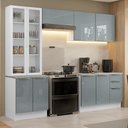 Ver imagem 1 de Armário de Cozinha Completa 270cm Branco/cinza Lux Madesa 04
