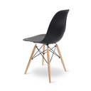 Ver imagem 4 de Cadeira Eiffel Charles Eames Madeira Sala de Jantar Preta