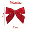 Enfeite Árvore Natal Laço Vermelho 7cm 180 Unidades - 2