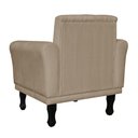 Ver imagem 3 de Poltrona Decorativa Classic Capitonê Suede Diversas Cores - DS Estofados - Capuccino