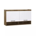 Ver imagem 1 de Guarda-roupa Modulado 145cm Aéreo 2 Portas Basculantes Paris Luciane