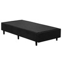 Ver imagem 1 de Cama Box Solteiro Suede Sereneprime Preto 88x188x40