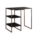 Ver imagem 2 de Aparador Adega Industrial Bar Barzinho Bourbon Aço Cobre e Preto 80 Cm