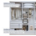 Ver imagem 3 de Guarda Roupa 100% Mdf 6 Portas 9 Gavetas Urbano