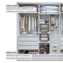 Ver imagem 4 de Guarda Roupa 100% Mdf 6 Portas 9 Gavetas Urbano