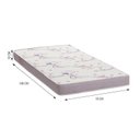 Ver imagem 5 de Dormitório Chiara Guarda Roupa, Aéreo 2 Portas e Bicama Off White/carvalho com Colchões Physical