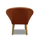 Ver imagem 6 de Kit 2 Poltronas Para Sala Decorativa Milena Veludo Terracota Adonai Estofados