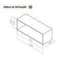 Ver imagem 2 de Escorredor de Louça para Armário com Bandeja Inox Masutti Copat 4489 - 964 X 85 X 260 Mm