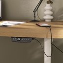 Ver mais imagens de Mesa com Regulagem de Altura Elétrica para Escritório Home Office Aurum A02 Olmo - Lyam Decor