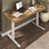 Mesa com Regulagem de Altura Elétrica para Escritório Home Office Aurum A02 Olmo - Lyam Decor - 2