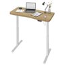 Mesa com Regulagem de Altura Elétrica para Escritório Home Office Aurum A02 Olmo - Lyam Decor - 3