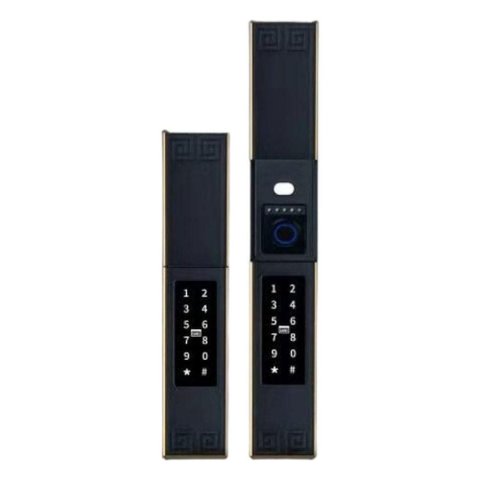 Fechadura Digital S615-2 Bt Ttlock Biometria Bluetooth Senha Cartao Ic Chave USB IP68 Alumínio